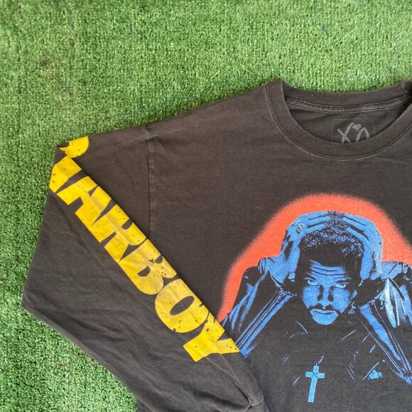 Vintage Y2K The Weeknd Shirt Starboy XL Long Sleeve Tee - Picture 2 of 6